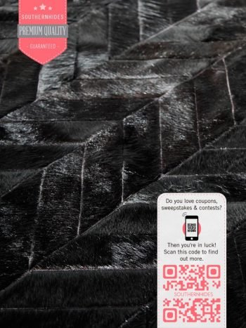 Chevron Cowhide Rug - Chevron Pattern