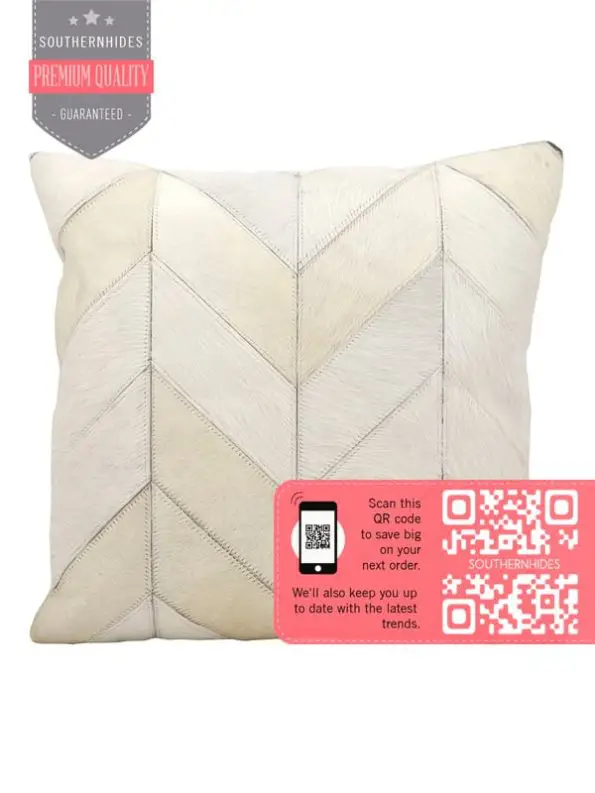 Arrowhead Cowhide Pillow
