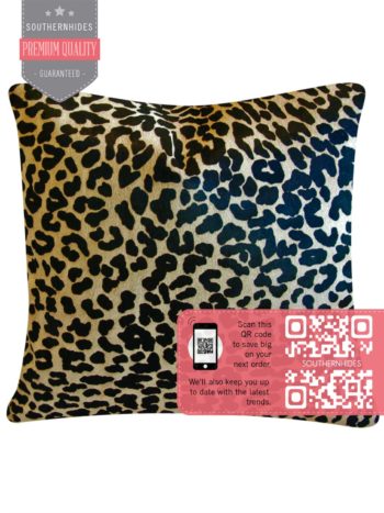 Leopard Cowhide Pillow