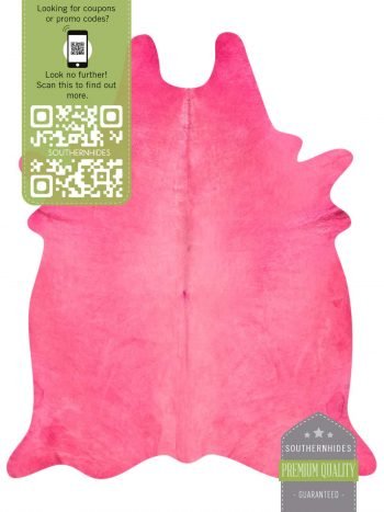 Pink Cowhide Rug - Fuchsia Pink Cow Hide
