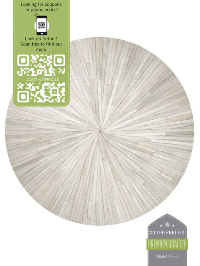 Starburst Hide Rug Round Cowhide Rugs Southern Hides