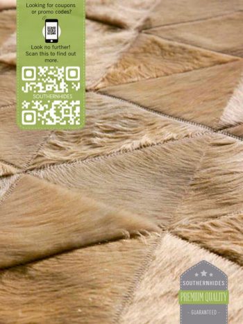Triangles Cowhide Rug - Triangle Pattern